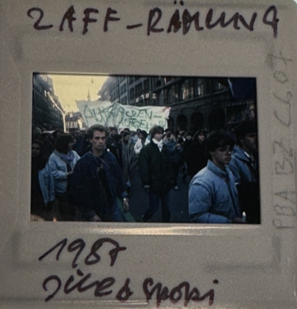 Zaffaraya Räumung 1987